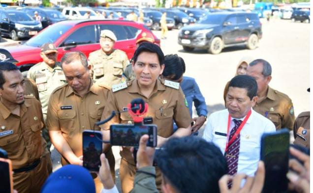 Lucky Hakim Pimpin Apel Kendaraan Dinas, 196 Kendaraan yang Dicari Masih Aman