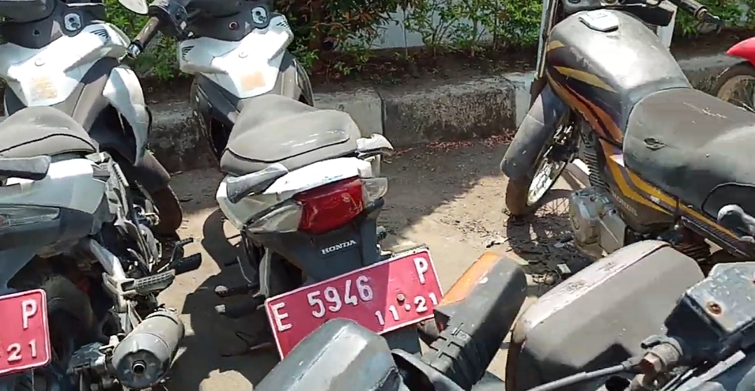 48 unit kendaraan bermotor (R2) siap dilelang
